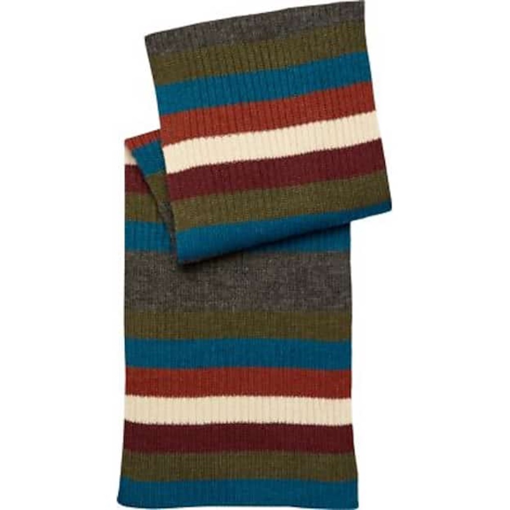 Ben Sherman - Grey Multistripe Scarf